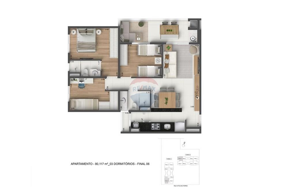 Apartamento - Venda - Paulínia , São Paulo - AVITA_PAULINIA_PH APTO PADRÃO 80M_LR1.jpg - 690511309-11
