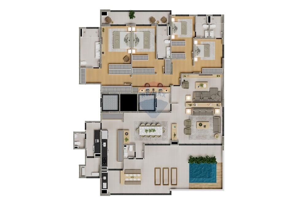 Apartamento - Venda - Americana , São Paulo - 33.Planta Humanizada Apartamento Cobertura Torre B.jpg - 691071035-51