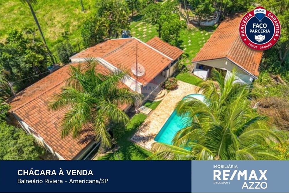 Chácara / Sítio / Fazenda - Venda - Americana , São Paulo - Chácara à venda no Balneário Riviera, AmericanaSP – 1 quarto, 1 banheiro e 30.000m² de terre.jpg - Fachada - 690231077-21