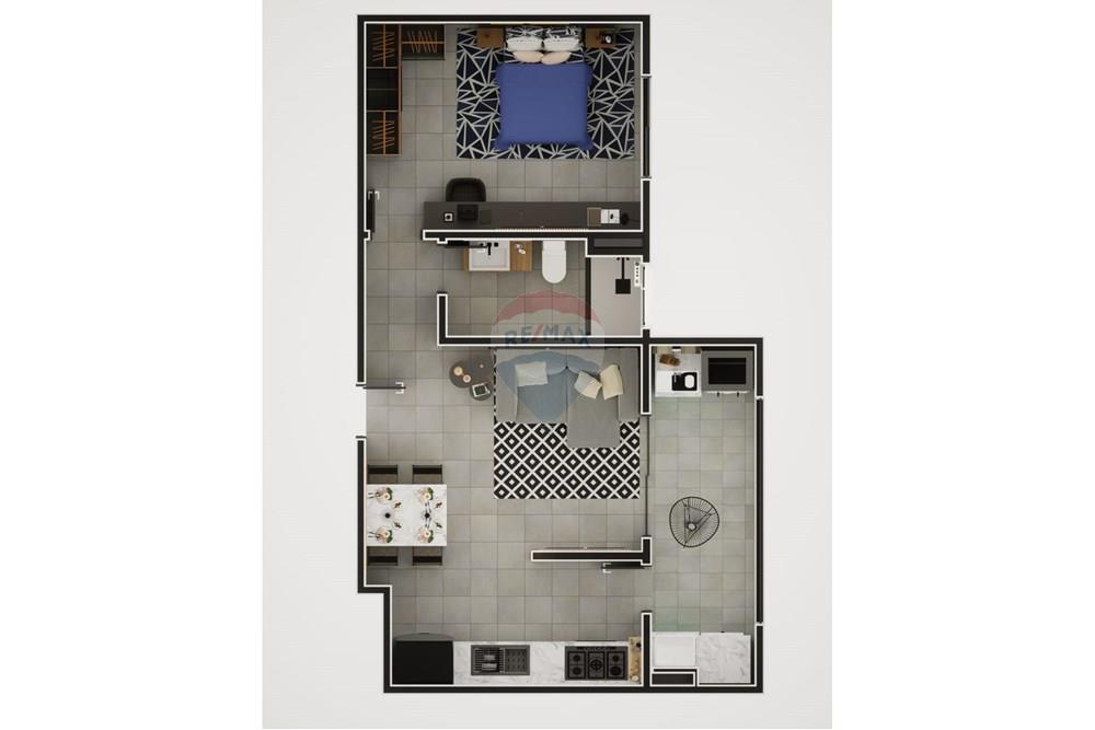 住宅 - 公寓/单元房 - Jaguariúna , 圣保罗 - BR - Planta.jpg - 690671004-232