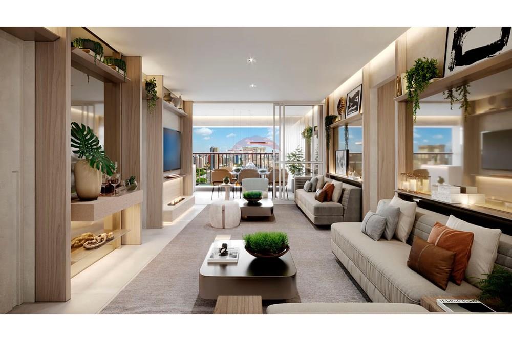 Apartamento - Venda - Campinas , São Paulo - Tegra-Incorporadora-Banner-Principal-Apartamento-Living-Decorado-112-Metros-Perspectiva-Ilustrada-Luce-Cambui-Campinas-Sao-Paulo - 690681170-39