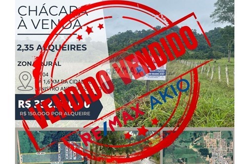 Venda-Chácara / Sítio / Fazenda-Centro , Ministro Andreazza , Rondônia , 76919000-722311011-38