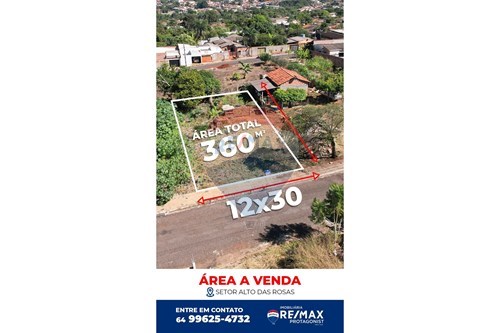 Venda-Terreno-Setor Alto das Rosas , Jataí , Goiás , 75807490-722301003-45