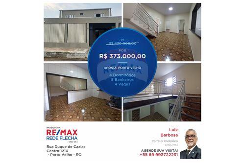 Venda-Casa-Rua Henrique Soro , n°6333  - .  - Aponiã , Porto Velho , Rondônia , 76.824-010-720951004-33