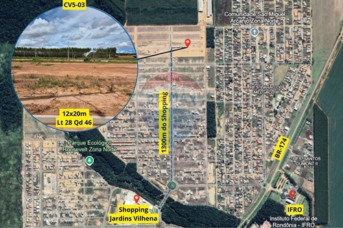 Venda-Terreno-Rua CV5-10 , 0000  - Loteamento Residencial Cidade Verde , Vilhena , Rondônia , 76984-003-720701012-84
