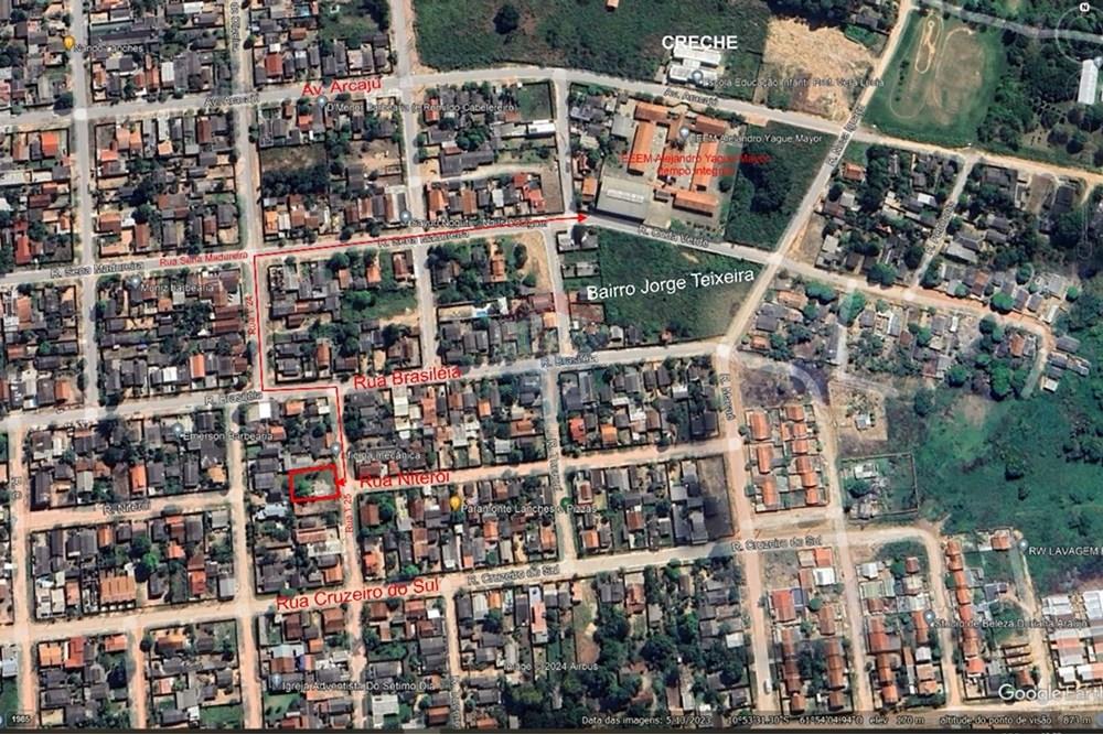 Terreno - Venda - Ji-Paraná , Rondônia - Foto satélite terreno.jpg - 722391008-3