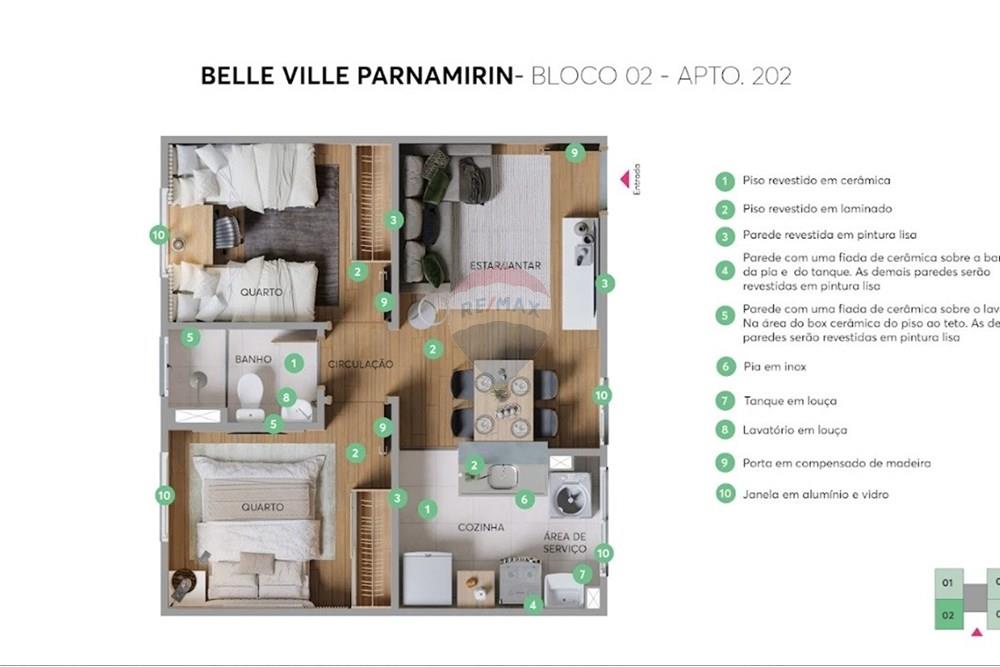 Apartamento - Venda - Parnamirim , Rio Grande do Norte - belle10.jpeg - 720811020-41