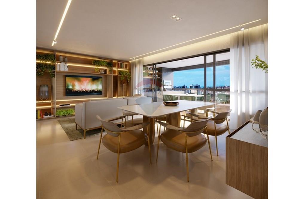 Residential - कोंडो/अपार्टमेंट - Fortaleza , Ceará - BR - 14. Apto 131 - Sala.jpg - 720971002-83