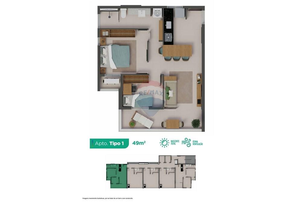 Apartamento - Venda - Fortaleza , Ceará - 49m2.jpg - 720321005-107