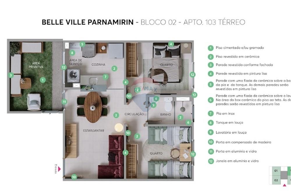 Apartamento - Venda - Parnamirim , Rio Grande do Norte - belle9.jpeg - 720811020-41