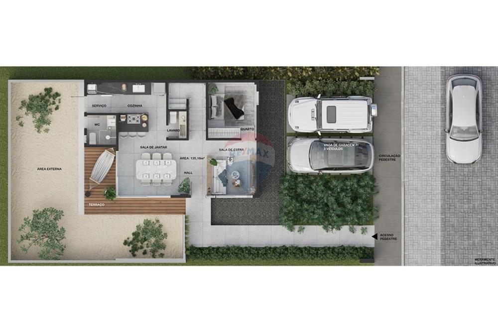 Casa de Condomínio - Venda - Cabedelo , Paraíba - 01 - Casa 01 - Quarto Térreo.jpg - 722421003-1