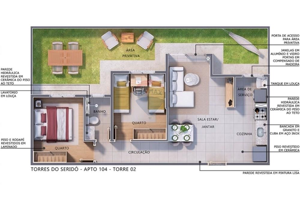 Apartamento - Venda - Parnamirim , Rio Grande do Norte - serido19.jpeg - 720811020-46