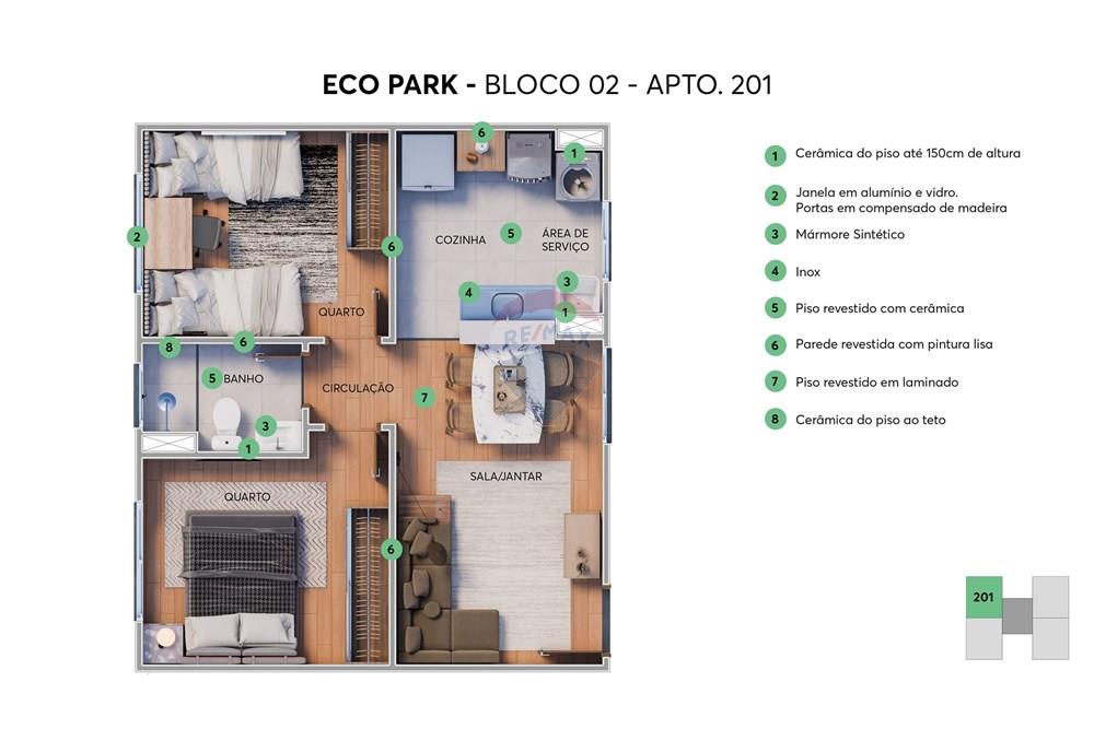 Apartamento - Venda - Eusébio , Ceará - ECO-PARK-EUSEBIO_PH_APTO201_2024_02_09.jpg - 720971021-118