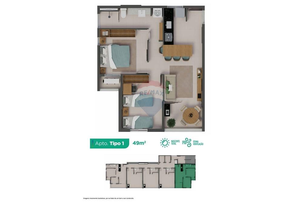 Apartamento - Venda - Fortaleza , Ceará - planta 2 quartos ponta.jpg - 720321005-107