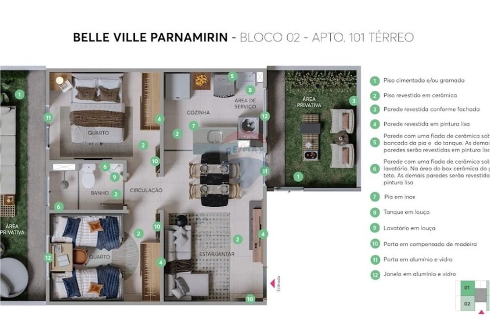 Apartamento - Venda - Parnamirim , Rio Grande do Norte - belle8.jpeg - 720811020-41