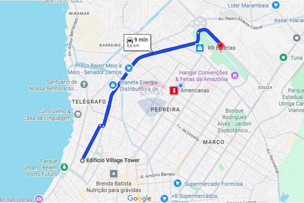 Bostad - Lägenhet - Belém , Pará - BR - Distancia para o Parque da Cidade.jpg - 720671002-152