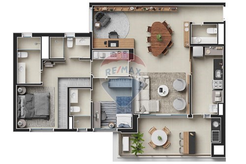 Venda-Apartamento-Jardim Olhos d’água , Ribeirão Preto , São Paulo , 14029123-780151035-55