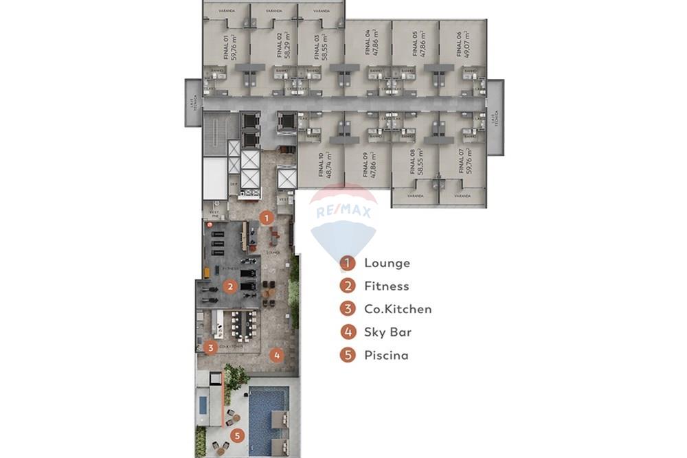 Cj. Comercial/ Sala - Venda - Ribeirão Preto , São Paulo - soho-planta-cobertura.jpg - 780091026-178