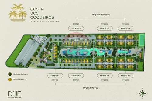 Venda-Apartamento-Praia dos Carneiros , 200  - Costa dos Coqueiros  - Centro , Tamandaré , Pernambuco , 55578000-850161060-44