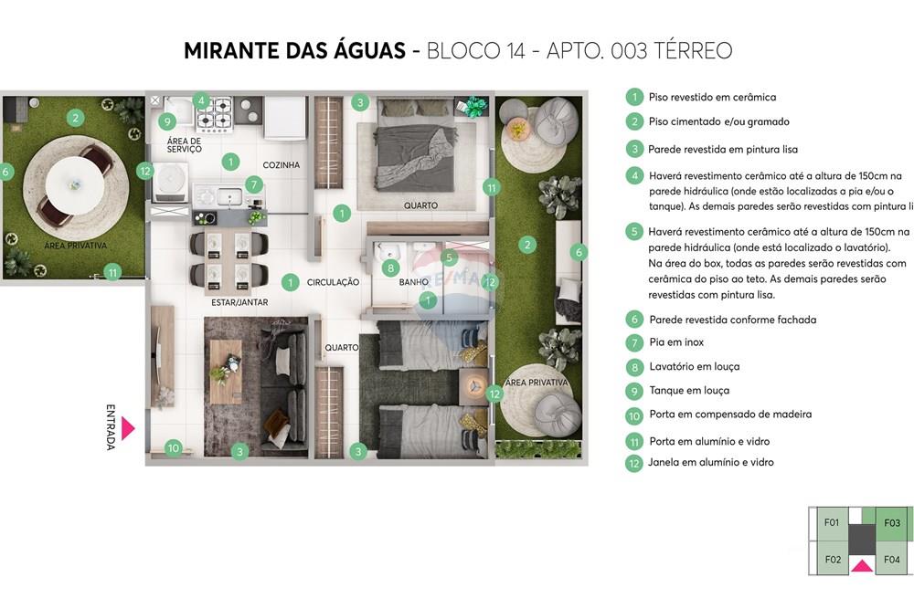 Apartamento - Venda - Maceió , Alagoas - MIRANTE DAS AGUAS_PH_FINAL_APTO003 TERREO.jpg - 850271247-7