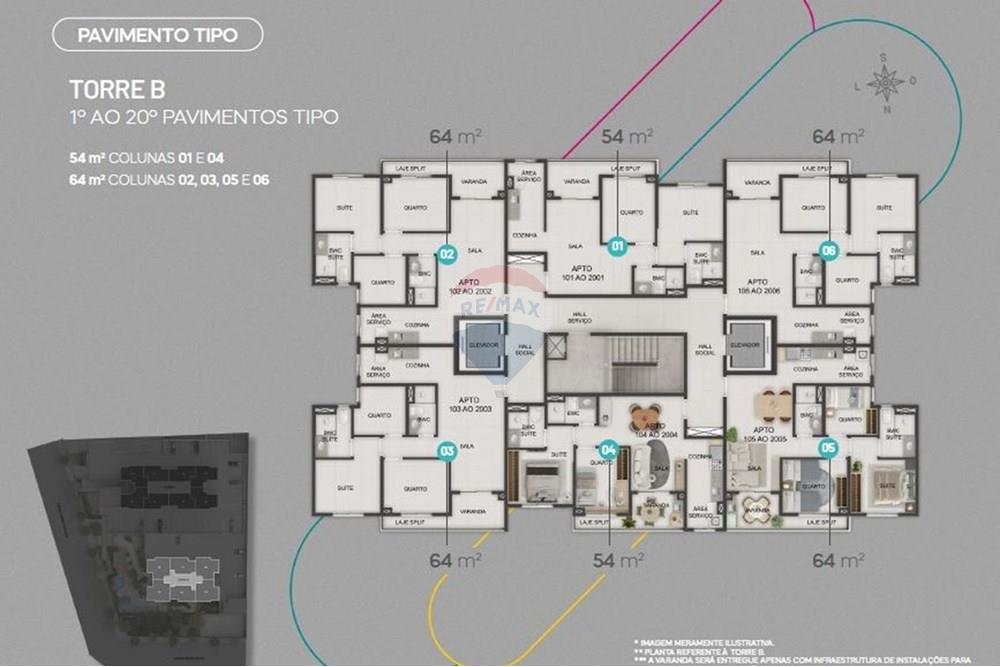 Apartamento - Venda - Maceió , Alagoas - Mood_Pavimento Tipo_Torre B.JPG - 850271247-14