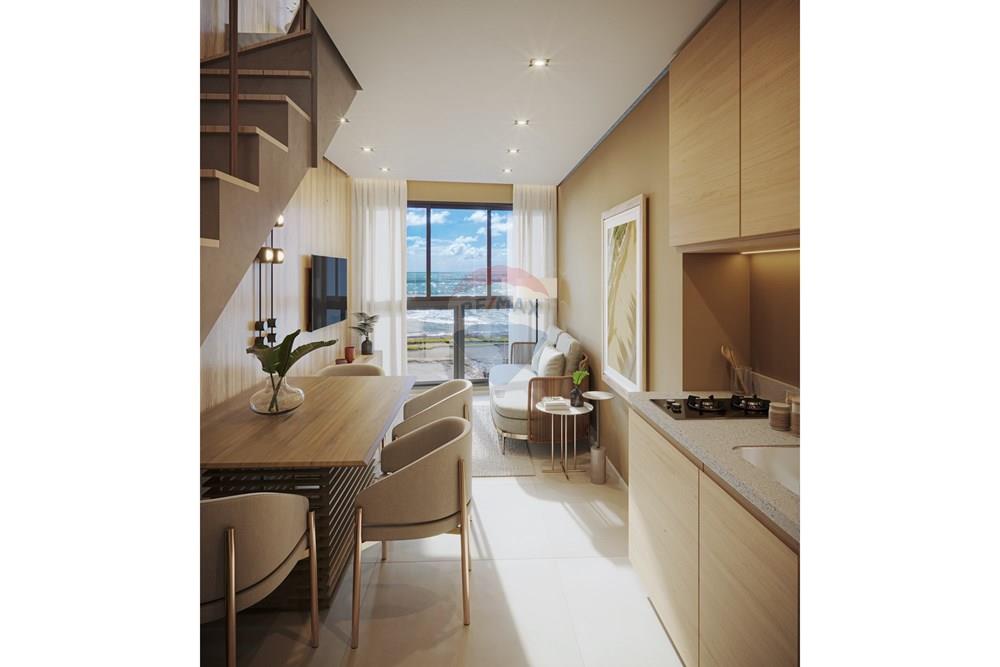 Studio - Venda - Ipojuca , Pernambuco - SNB - APTO DUPLEX SALA E COZINHA.jpg - 850221002-640