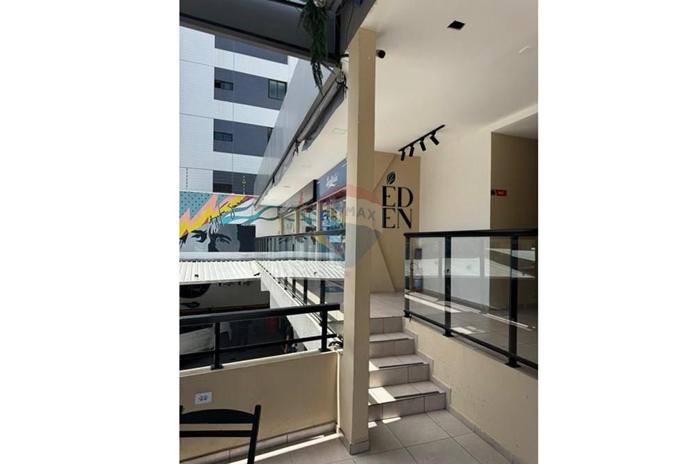 Loja - Alugar - Recife , Pernambuco - 13. VISTA - área de uso comum com mesas e cadeiras para as lojas parte superior.jpeg - 850191105-3