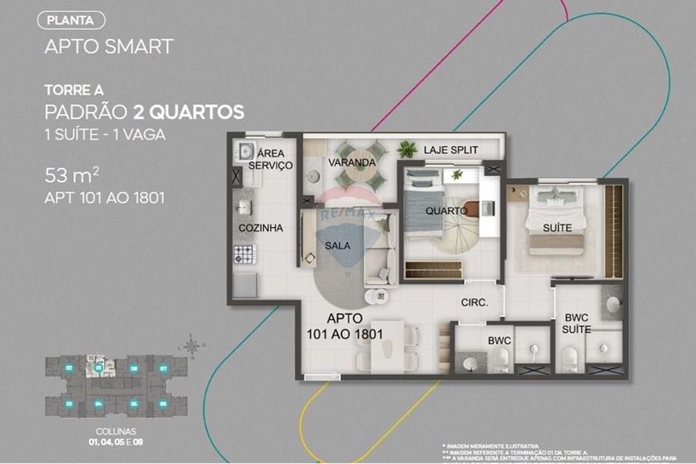 Apartamento - Venda - Maceió , Alagoas - Mood_Planta_Apto Smart.JPG - 850271247-14