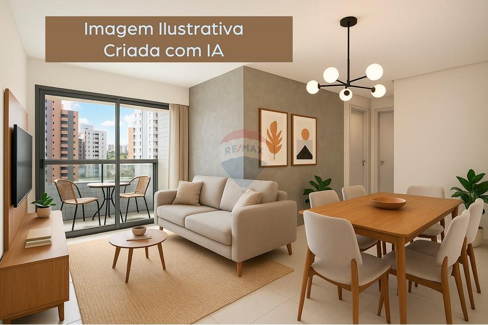 Apartamento - Alugar - Recife , Pernambuco - Imagem ilustrativa da sala.jpg - 850091040-231