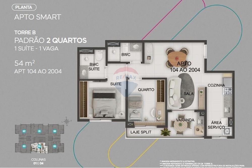 Apartamento - Venda - Maceió , Alagoas - Mood_Planta_Apto Smart Torre B.JPG - 850271247-14