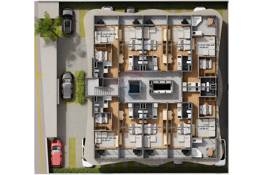 Residential - Palvelutalo - Maragogi , Alagoas - BR - HUMANIZADA-02-AO-05-ANDAR.jpg - 850291008-74