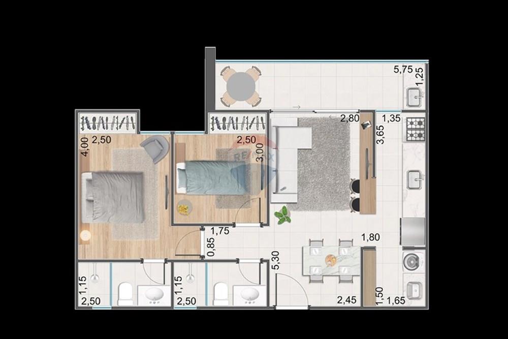 Apartamento - Venda - Juiz de Fora , Minas Gerais - apartamento-2-quartos-sao-pedro-juiz-de-fora-mg--00329bd1-convertido-de-png.jpeg - 860431007-370