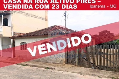 Venda-Casa-Rua Altivo Pires , 210  - Perto da Creche  - Centro , Ipanema , Minas Gerais , 36950000-870451013-75
