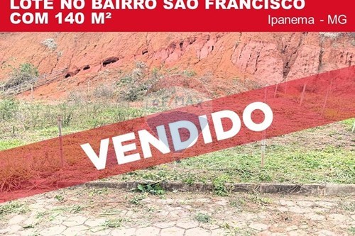 Venda-Terreno-Rua Projetada P , Lote 19  - São Francisco  - São Francisco , Ipanema , Minas Gerais , 36950000-870451013-77