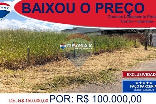 Venda-Chácara / Sítio / Fazenda-Loteamento pinheiro , 4  - Final Avenida Anchieta  - Centro , Ipanema , Minas Gerais , 36950000-870451013-54