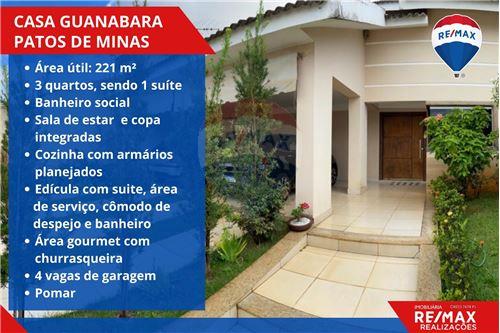 Venda-Casa-Avenida José Paulo de Amorim , 327  - Em frente a Justiça Federal  - Guanabara , Patos de Minas , Minas Gerais , 38700-248-870631032-5