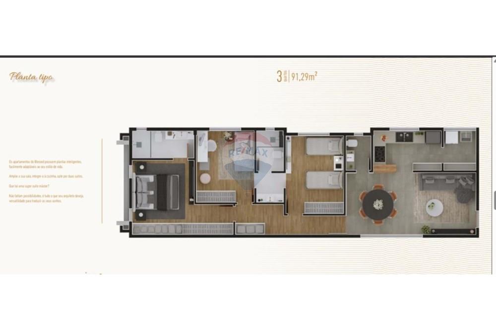 Apartamento - Venda - Belo Horizonte , Minas Gerais - planta_tipo_convertida.jpg - 870751002-3