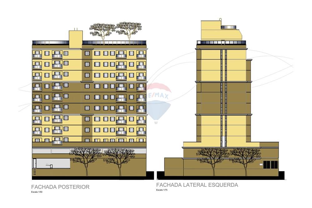 Terreno - Venda - Samambaia , Distrito Federal - PROJETO LUIZ PREDIO-FACHADAS POSTERIOR E LAT. ESQ.jpeg - 880261125-24