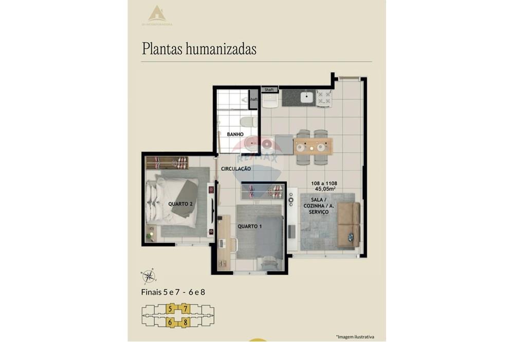 Apartamento - Venda - Samambaia , Distrito Federal - 4 - Planta_sem_suíte.jpg - 880391001-164