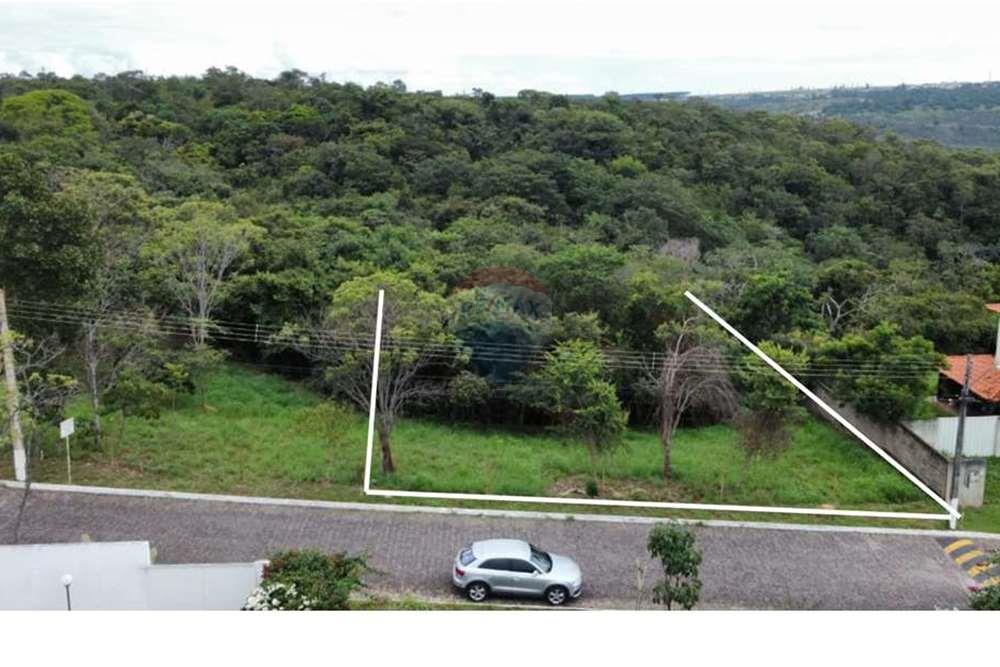 Terreno - Venda - Brasília , Distrito Federal - drone com marcação1.jpg - 880231011-104