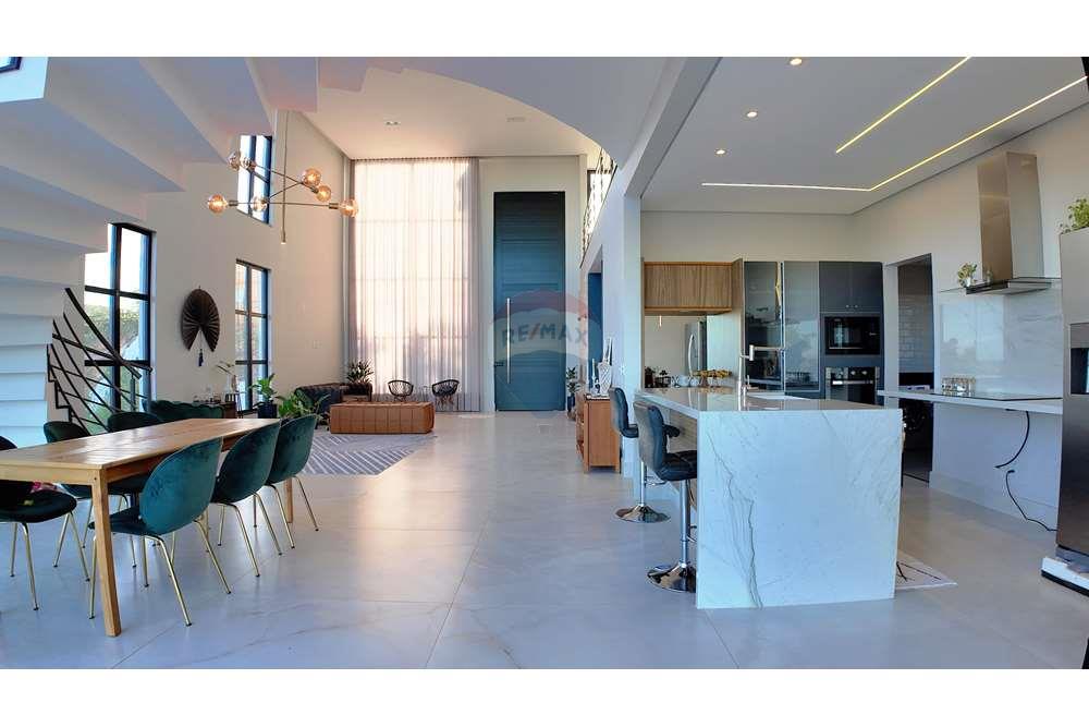 Casa de Condomínio - Venda - Brasília , Distrito Federal - Panorâmica sata estar - jantar - cozinha integrada 1.jpg - 880151012-14
