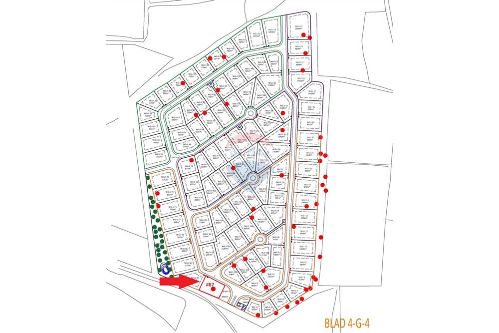Land - For Sale - Nikiboko, Bonaire, Bonaire - Vista Royal Village Lot Map - marked 87.jpg - 900171001-788