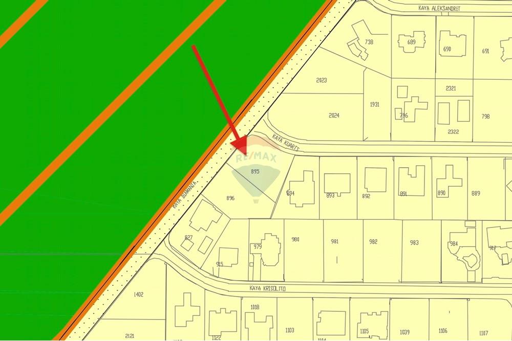 Land - For Sale - Santa Bárbara, Bonaire, Bonaire - 006 ROB map with mark.jpg - 900171011-90