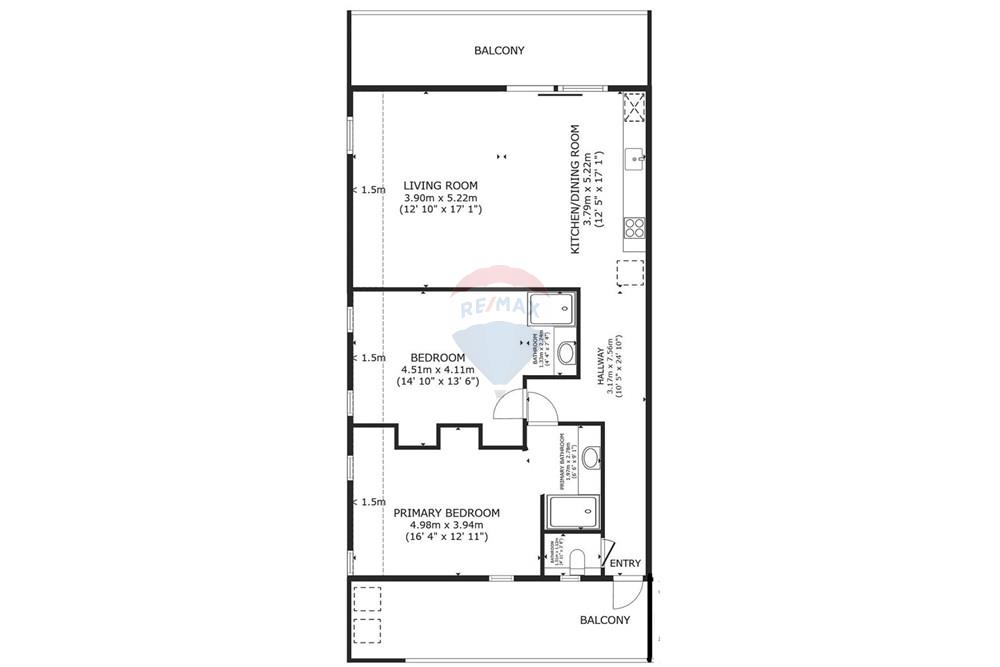 Penthouse - For Sale - Kralendijk, Bonaire, Bonaire - Floorplan Kaya Grandi 92 - Penthouse 7.jpg - 900171001-811
