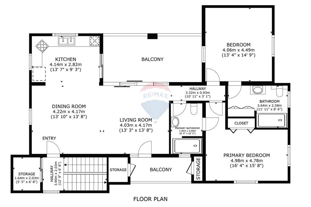 Condo/Apartment - For Sale - Kralendijk, Bonaire, Bonaire - Floorplan JA Abraham Blvd 28B - Matterport.jpg - 900171015-52