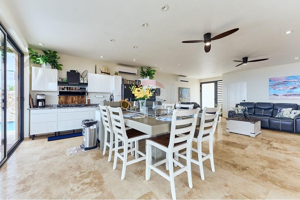 Villa - For Sale - Sabadeco, Bonaire, Bonaire - living+dining+kitchen a.jpg - 900171001-814