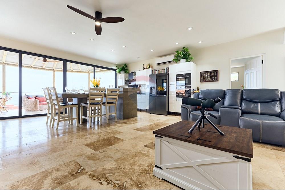 Villa - For Sale - Sabadeco, Bonaire, Bonaire - living+dining+kitchen b.jpg - 900171001-814