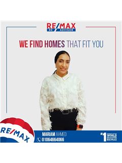 Mariam Ahmed - RE/MAX RE Advisor - ريـ/ـماكس ري ادفيزر