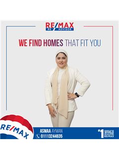 Asmaa Ayman - RE/MAX RE Advisor - ريـ/ـماكس ري ادفيزر