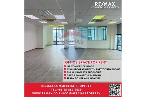 For Rent/Lease-Office Space-Pathum Wan, Bangkok-920271003-851